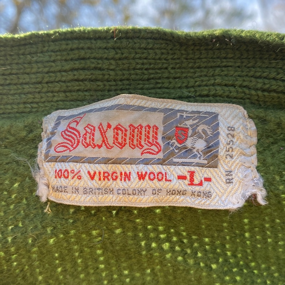 Saxony Wool Sweater - image 2